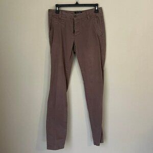 Scalpers Brown Slim Leg Chino Pants SZ 38